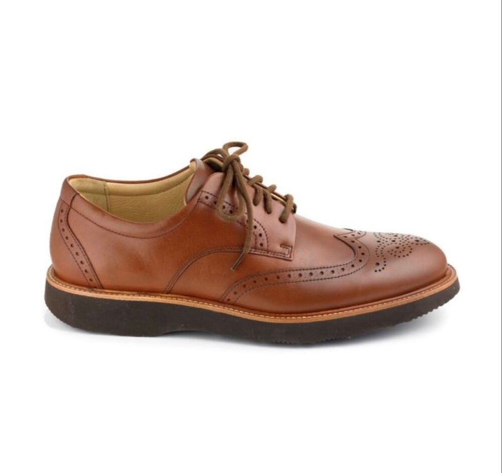 SAMUEL HUBBARD - Whiskey Brown Tipping Point Oxford Shoe-10